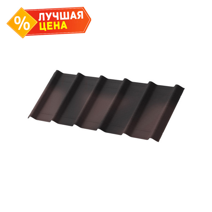 Черепица Ондувилла Брауни 1070х400