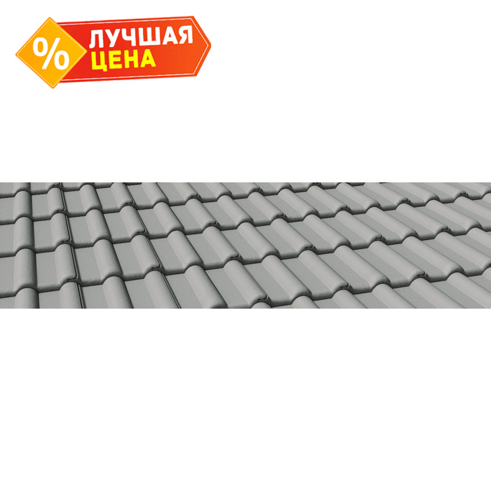 Цементно-песчаная черепица Braas Франкфурт Серый