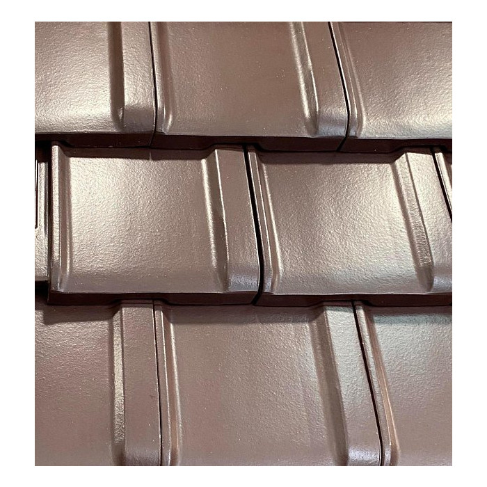 Керамическая черепица Maruso New Cera Fu, Матовый коричневый